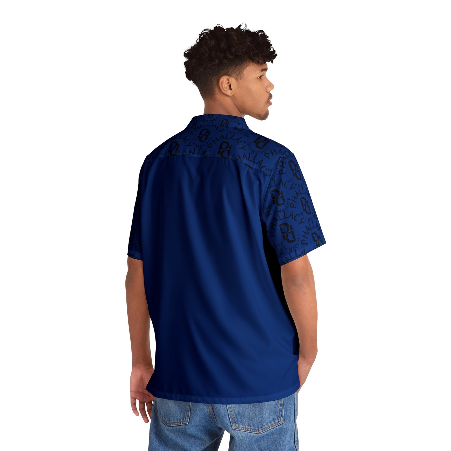 Phallacy Time Designer Button Up Shirt