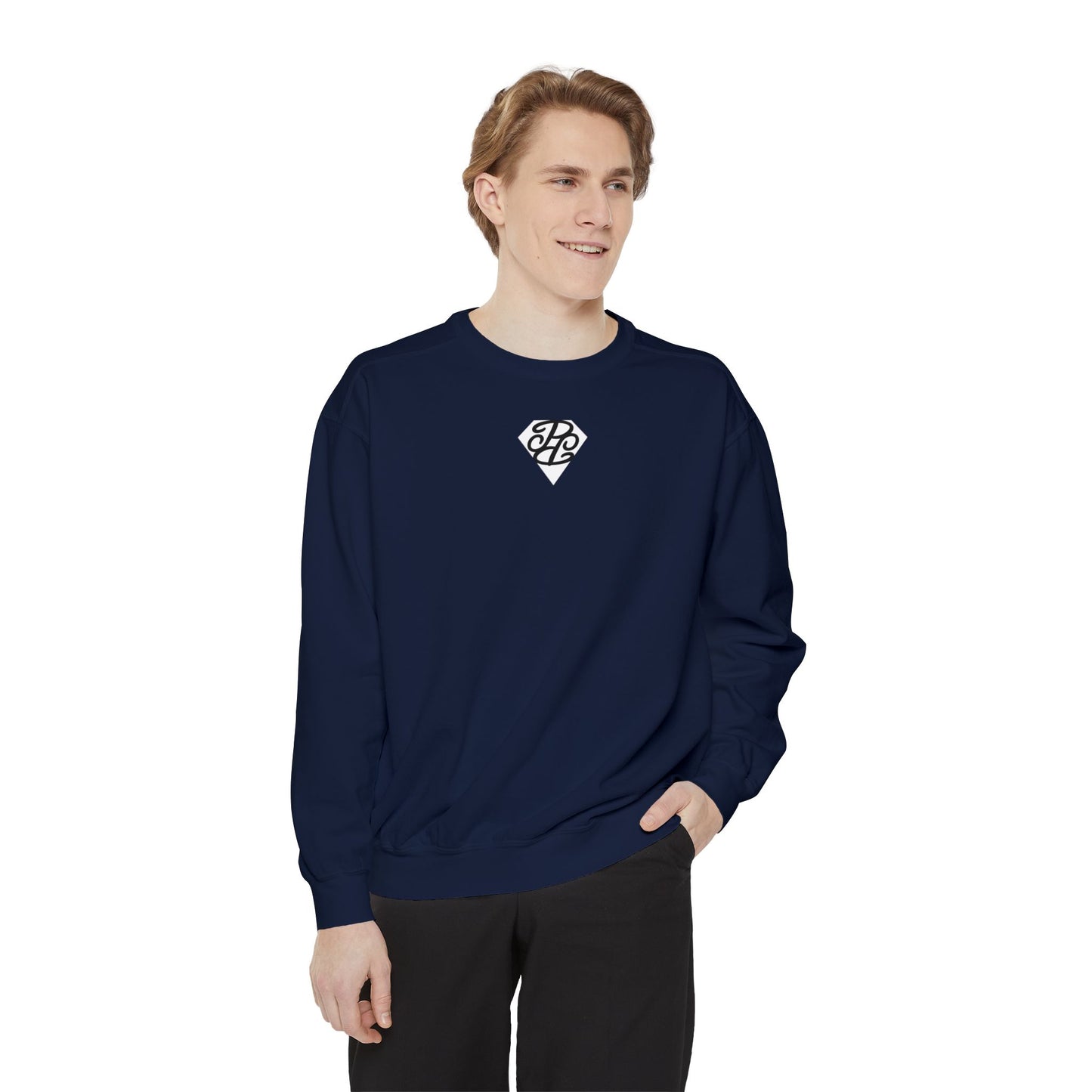 Phallacy Diamond Unisex Garment-Dyed Sweatshirt