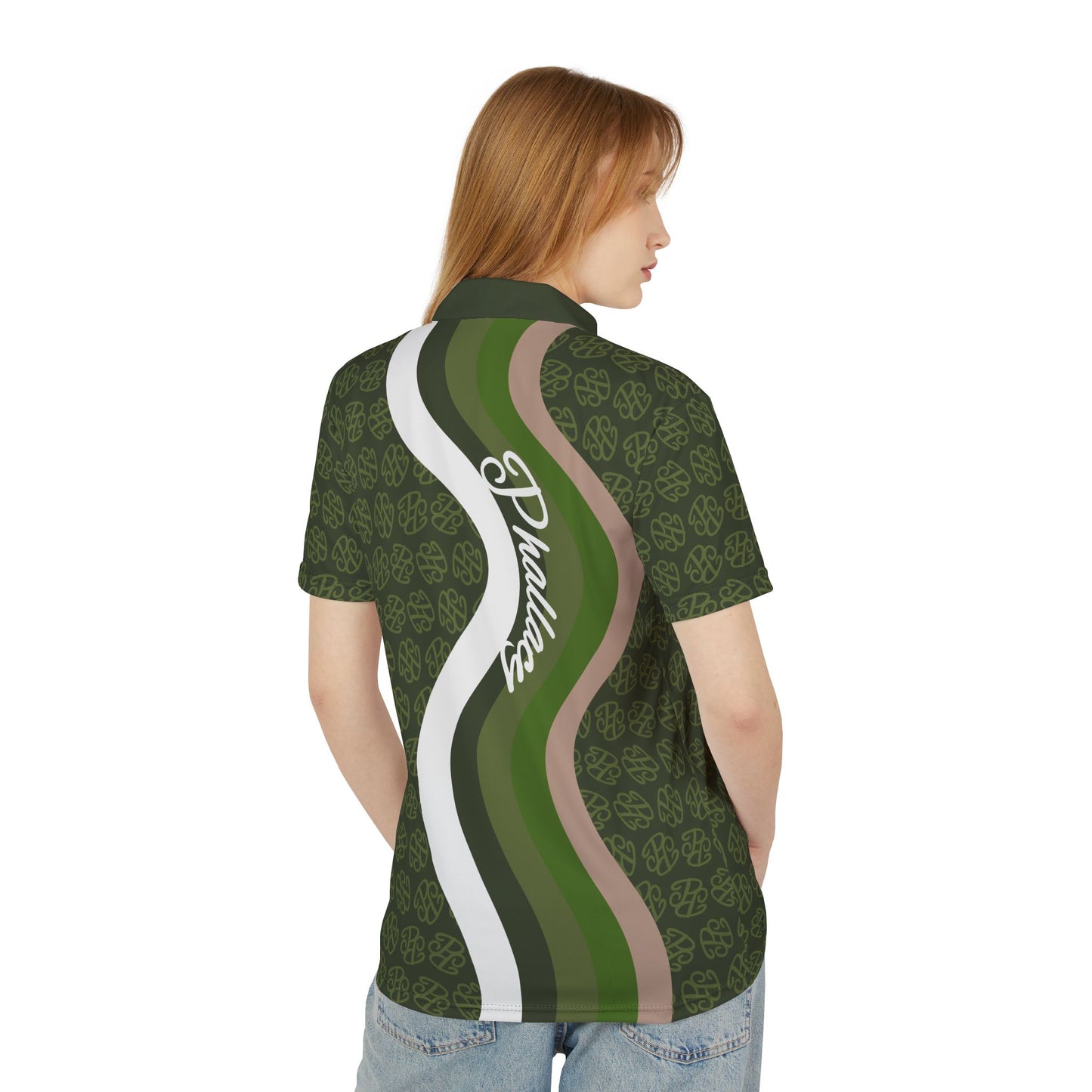 Phallacy Camo Designer Unisex Polo Shirt