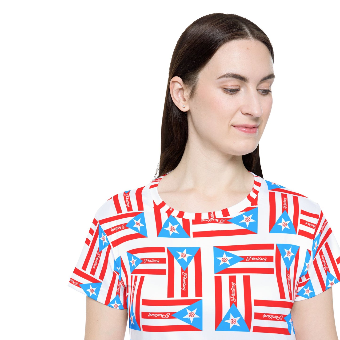 Phallacy Flag Women's Designer Sports Jersey | Puerto Rico Flag, Boricua, Puerto Rico Fashion