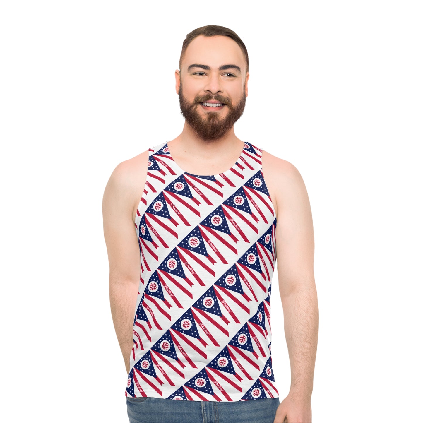 Phallacy Flag Designer Unisex Tank Top