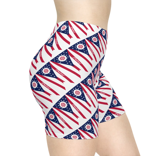 Phallacy Flag Women's Designer Biker Shorts