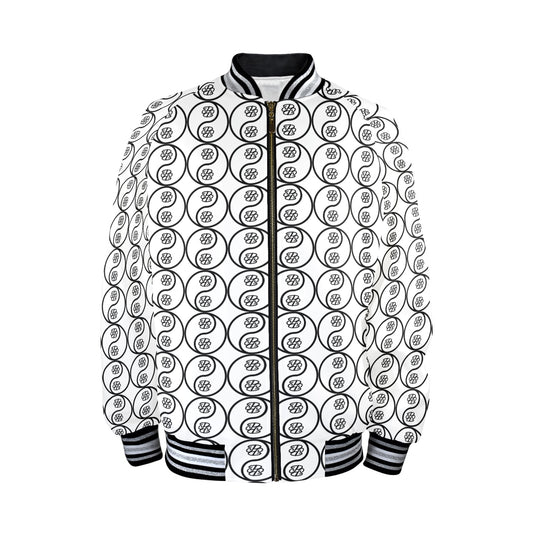 Phallacy Yin-Yang Designer Varsity Bomber Jacket