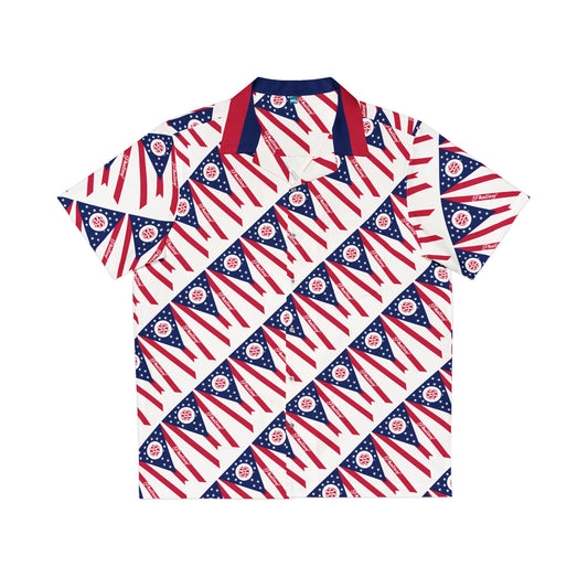 Phallacy Flag Designer Hawaiian Button Up Shirt