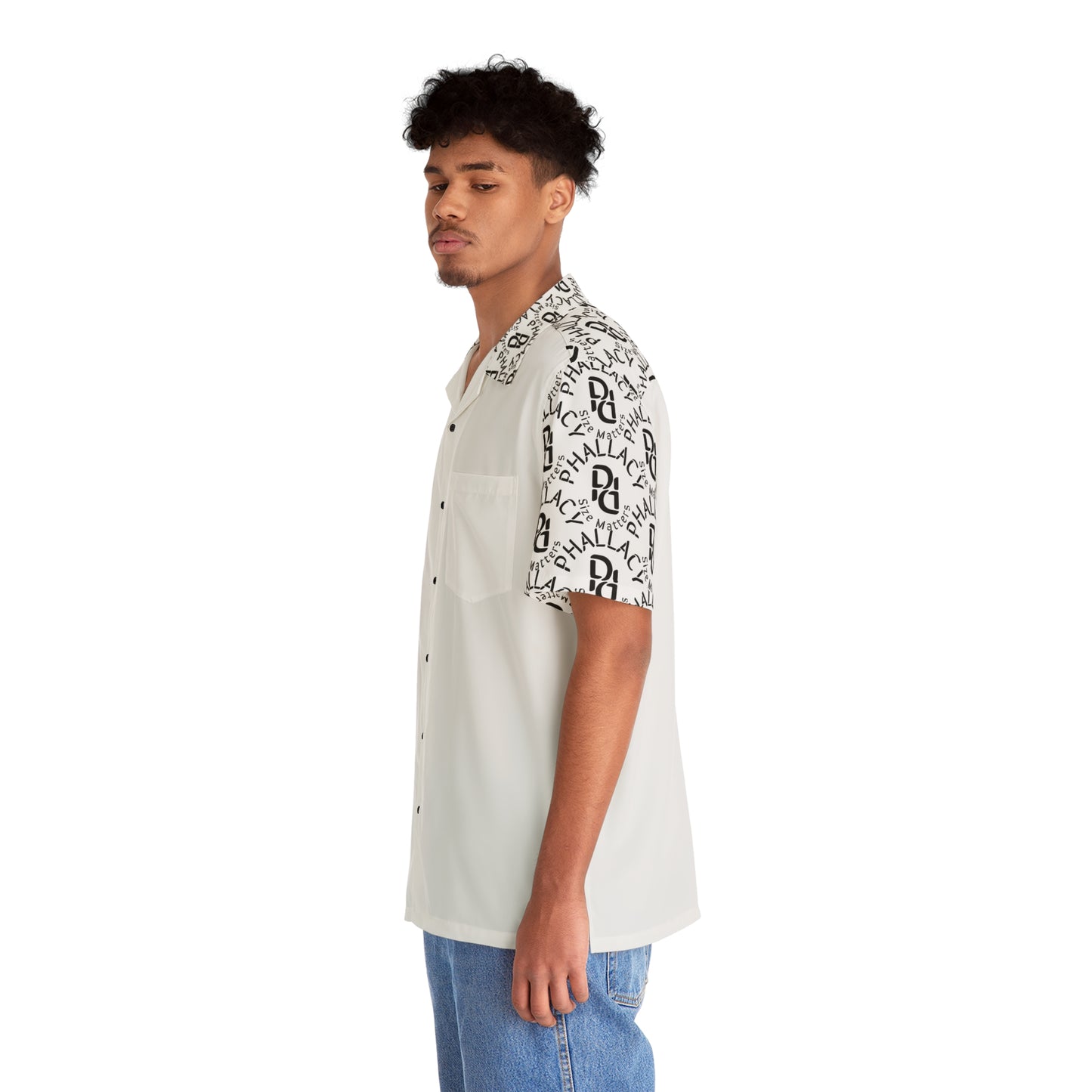 Phallacy Time Designer Men's Button Up Shirt