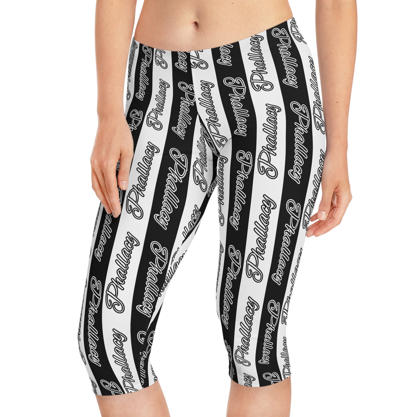 Phallacy Signature Designer Capri Leggings