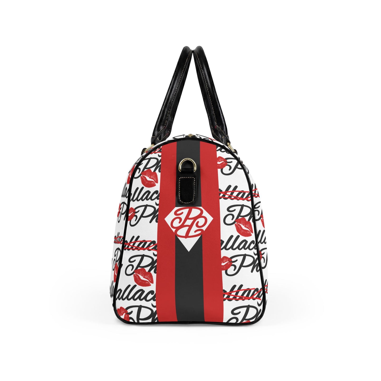 Phallacy Lips Designer Vegan Leather Travel Bag