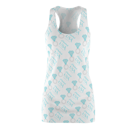 Phallacy Diamond Designer Women's Racerback Dress
