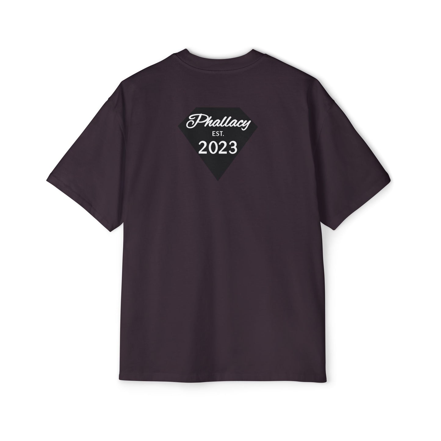 Phallacy Diamond Men's Heavy Oversized Tee