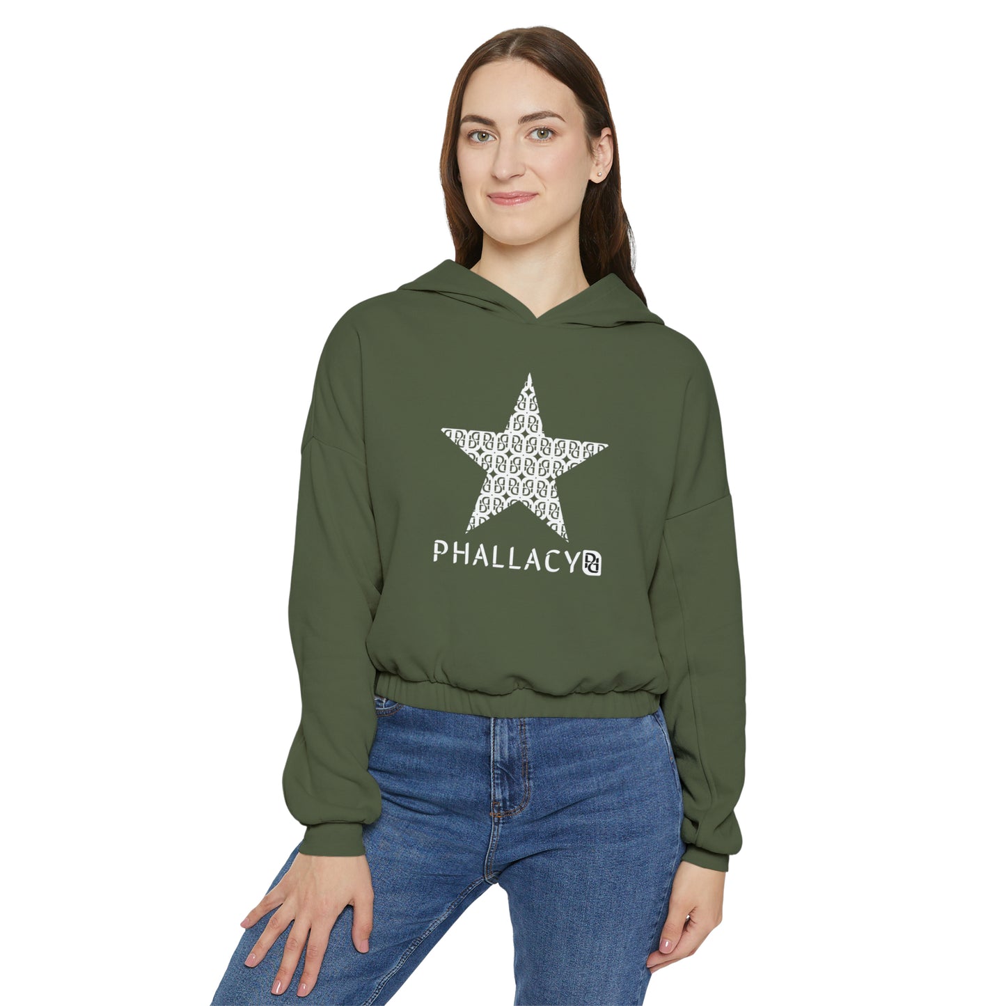 Phallacy Star Cinched Bottom Hoodie