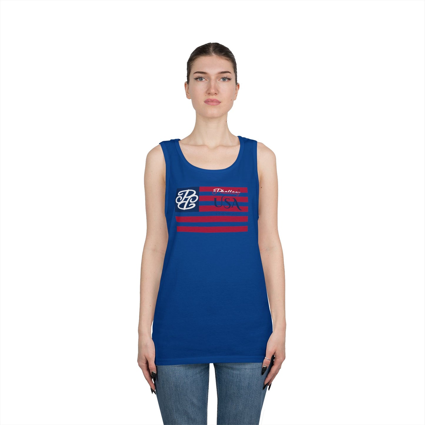 Phallacy Flag Designer Unisex Tank Top