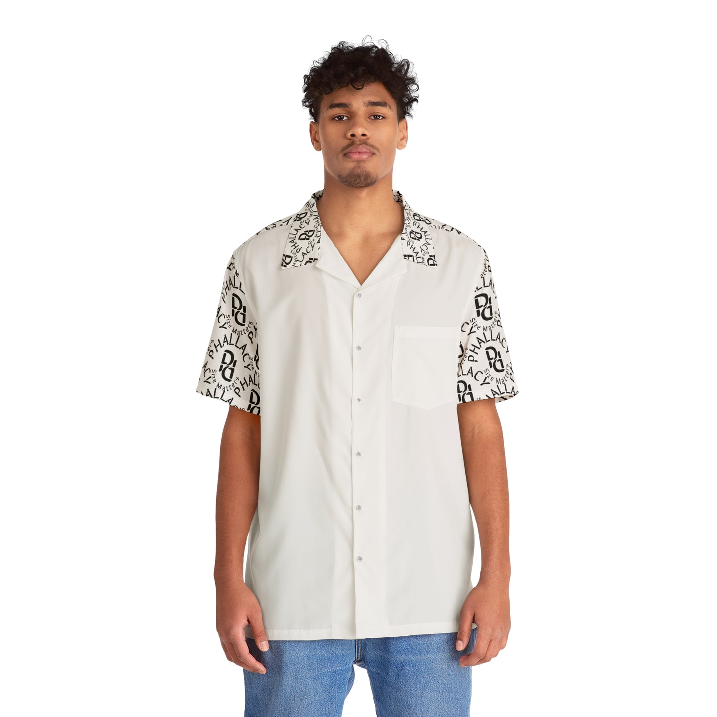 Phallacy Time Designer Men's Button Up Shirt