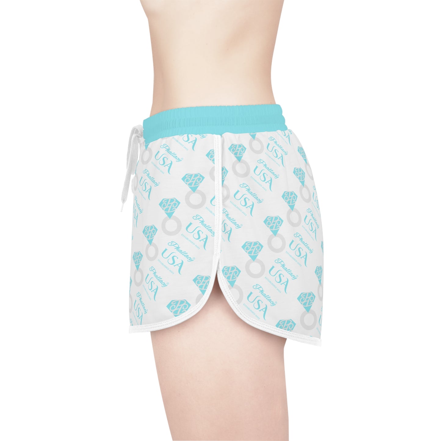 Phallacy Diamond Designer Women's Relaxed Shorts