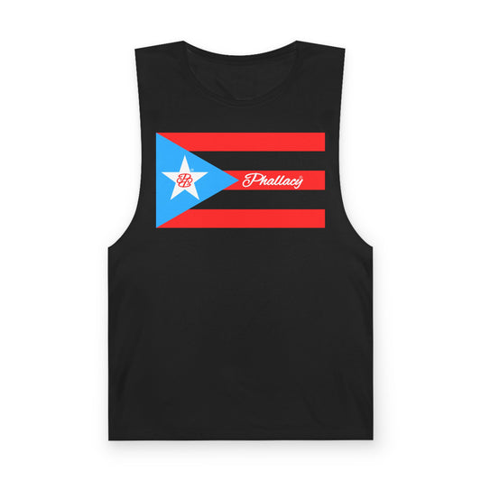 Phallacy Flag Unisex Designer Barnard Tank Top | Puerto Rico Flag, Boricua, Puerto Rico Fashion