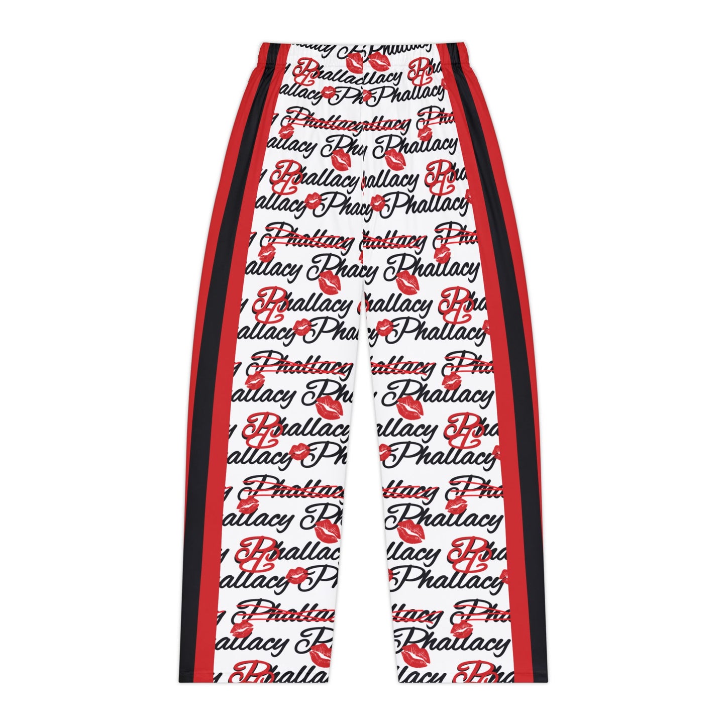 Phallacy Lips Women's Designer Pajama Pants