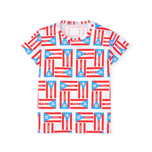 Phallacy Flag Women's Designer Sports Jersey | Puerto Rico Flag, Boricua, Puerto Rico Fashion