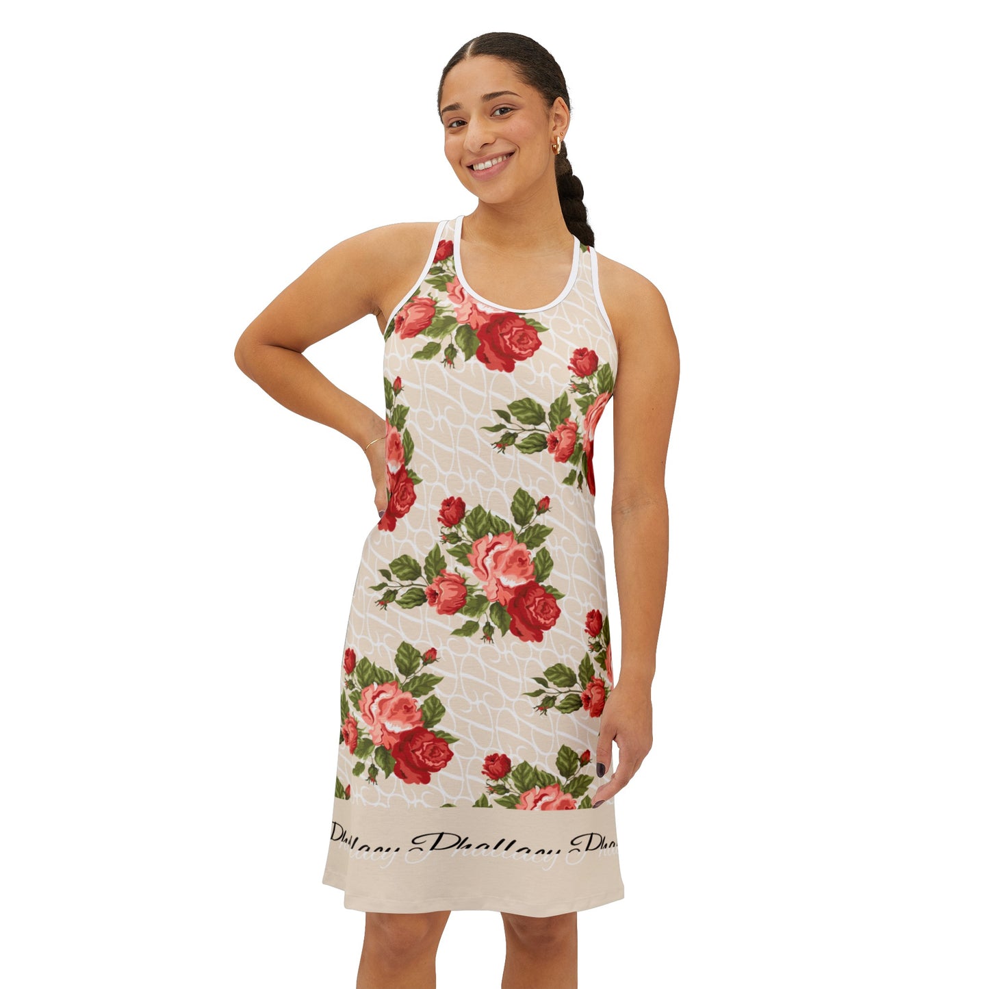 Phallacy Designer Floral Women's Racerback Dress