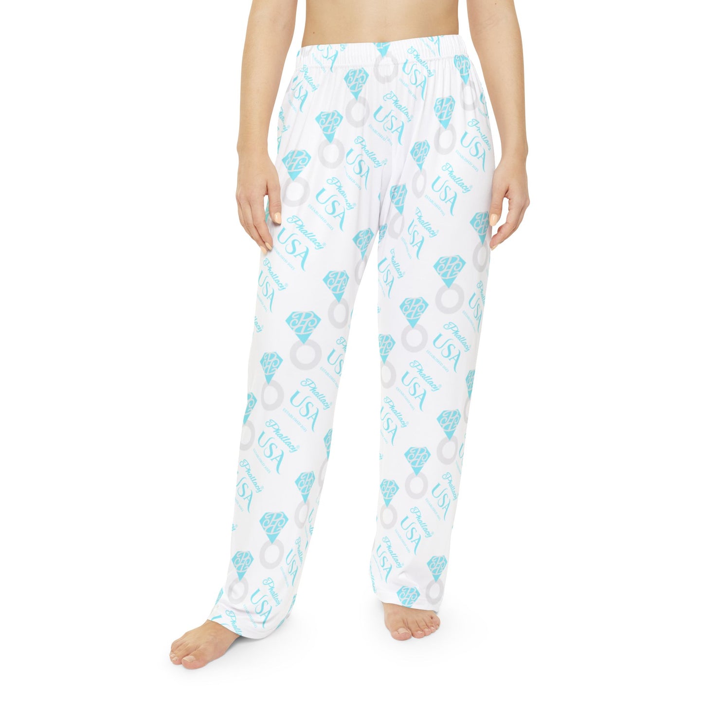 Phallacy Diamond Designer Women's Pajamas