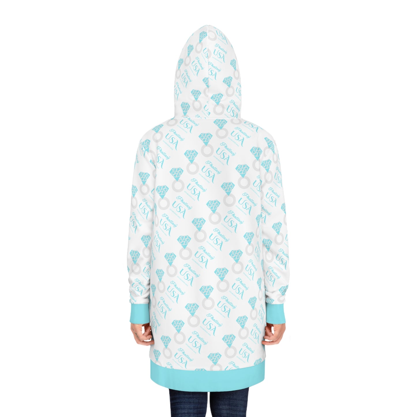 Phallacy Diamond Designer Women's Hoodie Dress