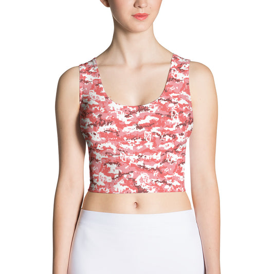 Phallacy Camo Designer Cropped Tank Top Tee