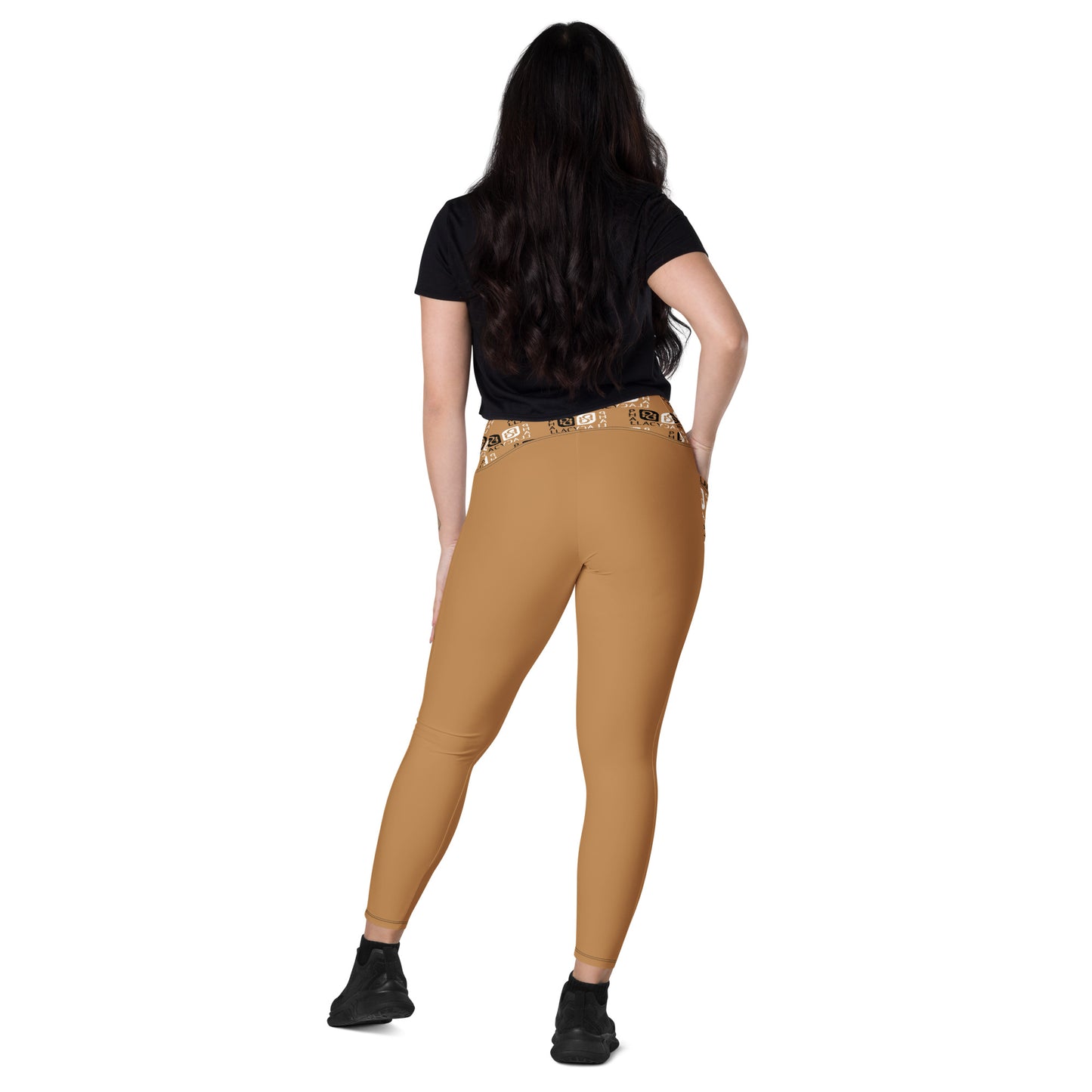 Phallacy Balance Designer Crossover Leggings w/ Pockets