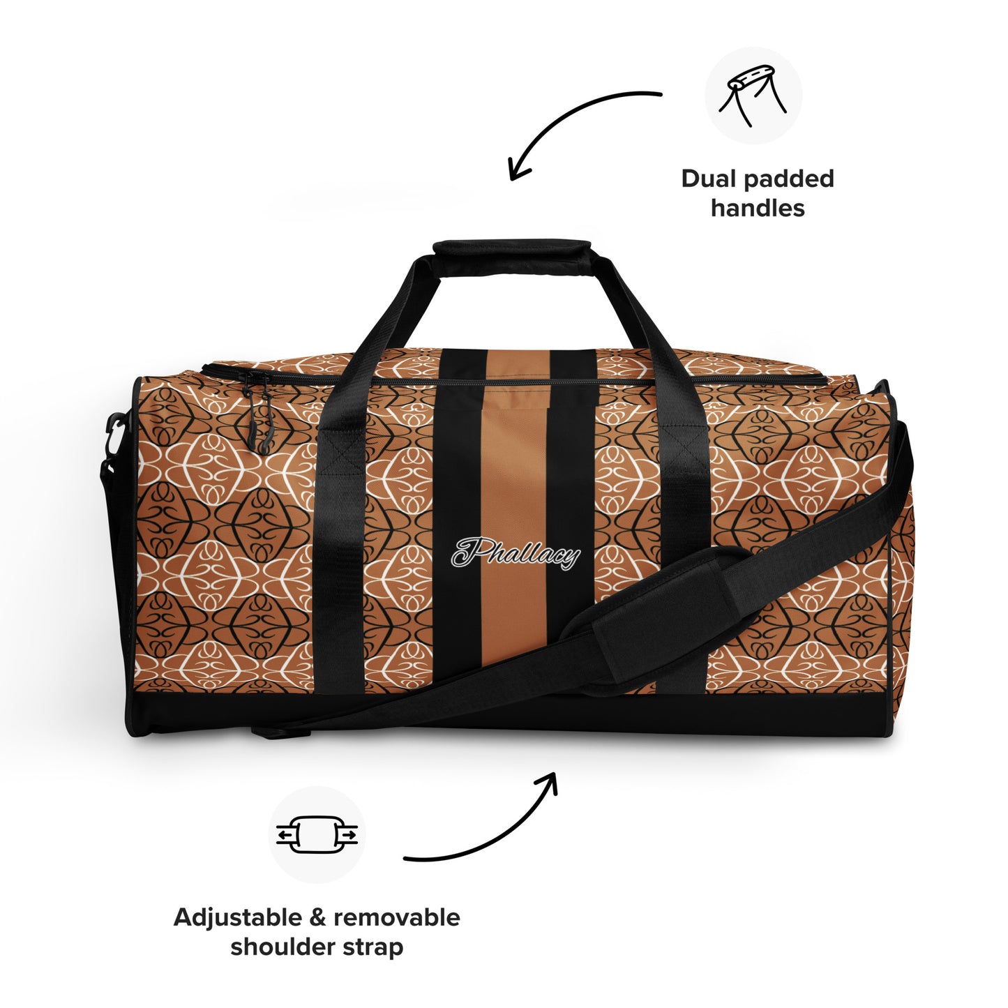 Phallacy Players Designer Duffle Bag