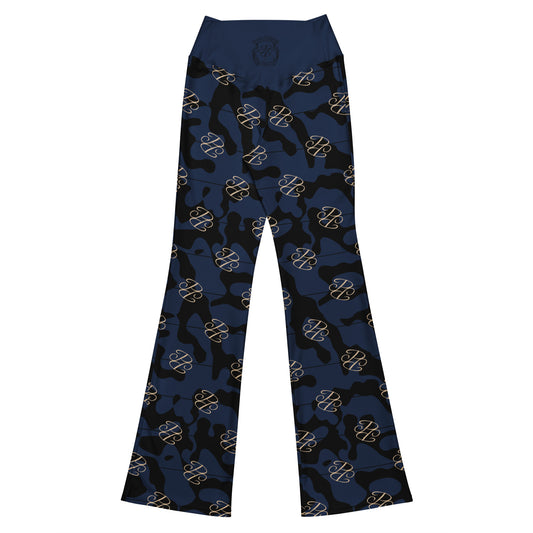 Phallacy Camo Designer Flare Leggings