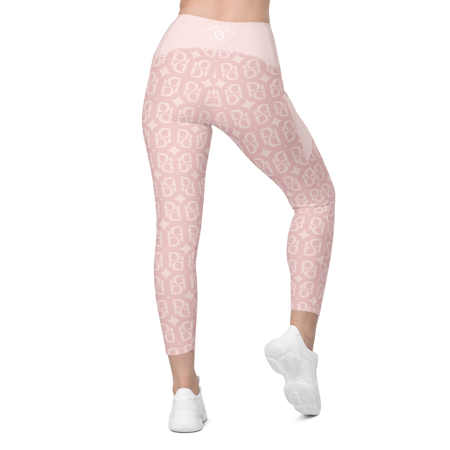 Phallacy Monogram Designer Leggings w/ Pockets