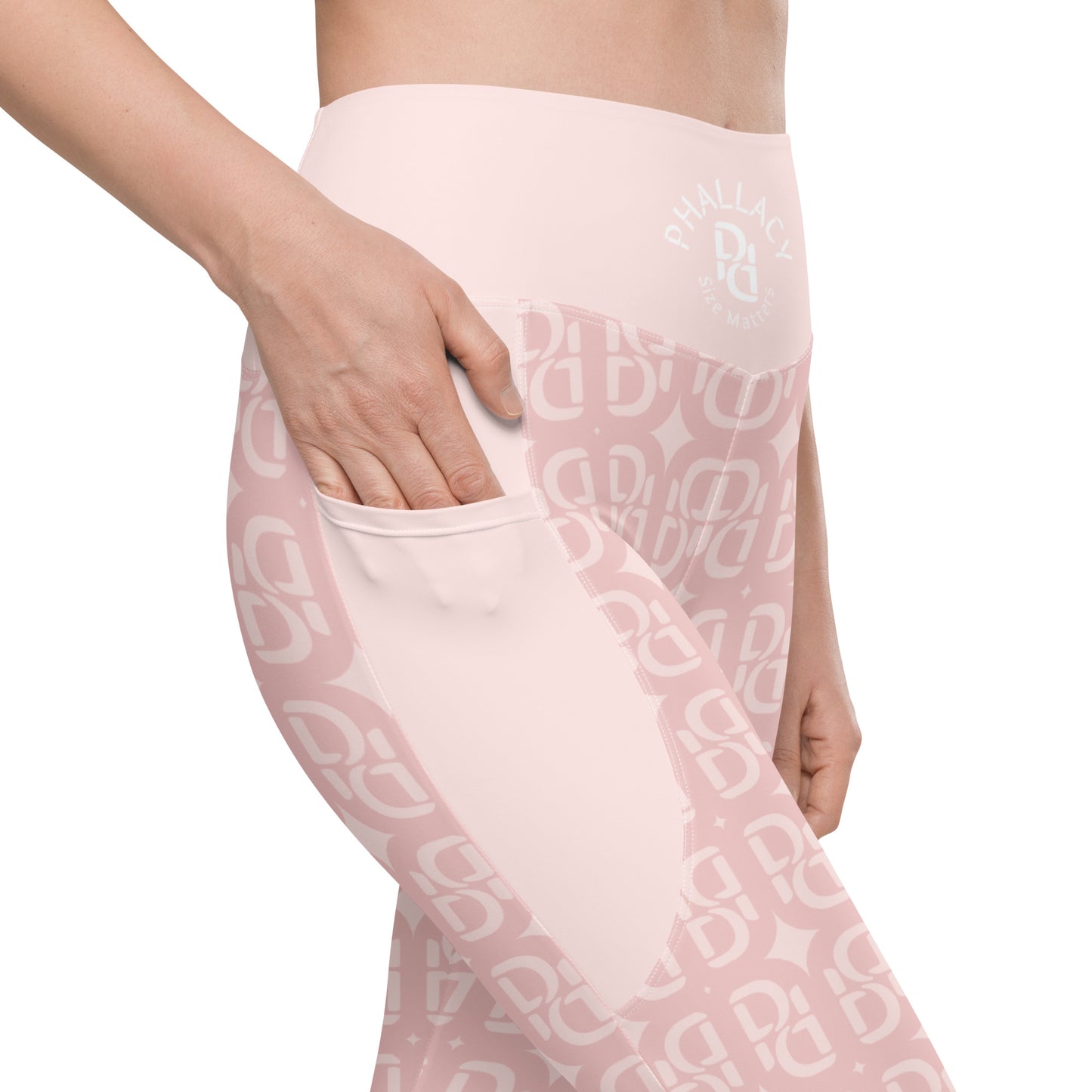 Phallacy Monogram Designer Leggings w/ Pockets