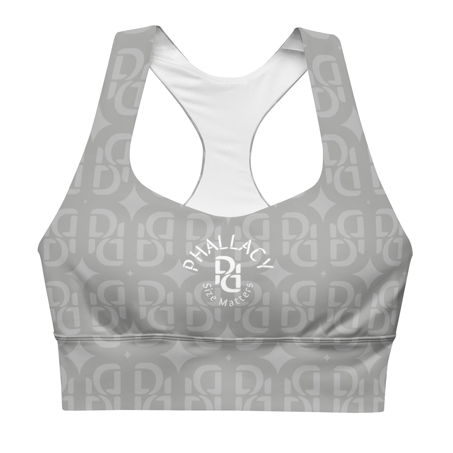 Phallacy Monogram Designer Longline Sports Bra