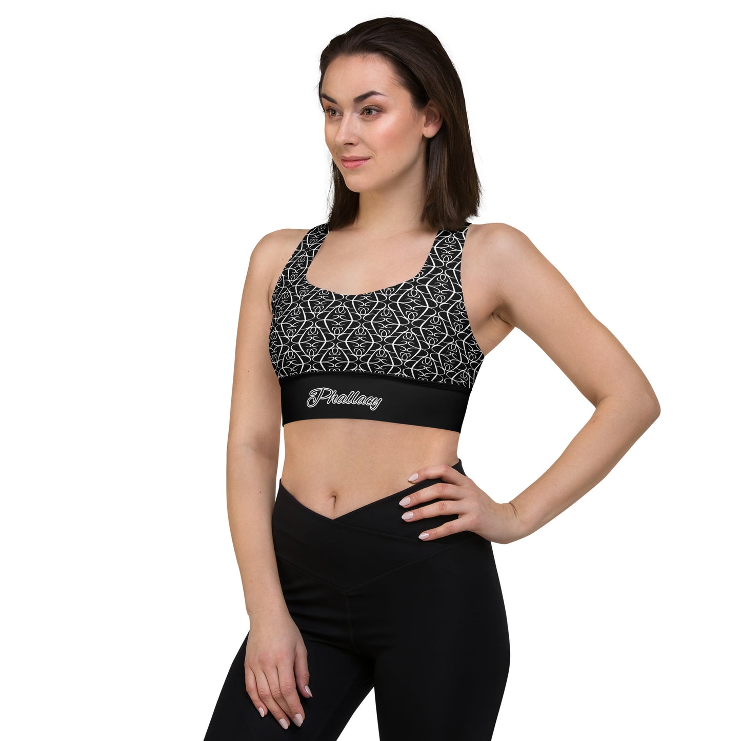 Phallacy Players Designer Longline Sports Bra