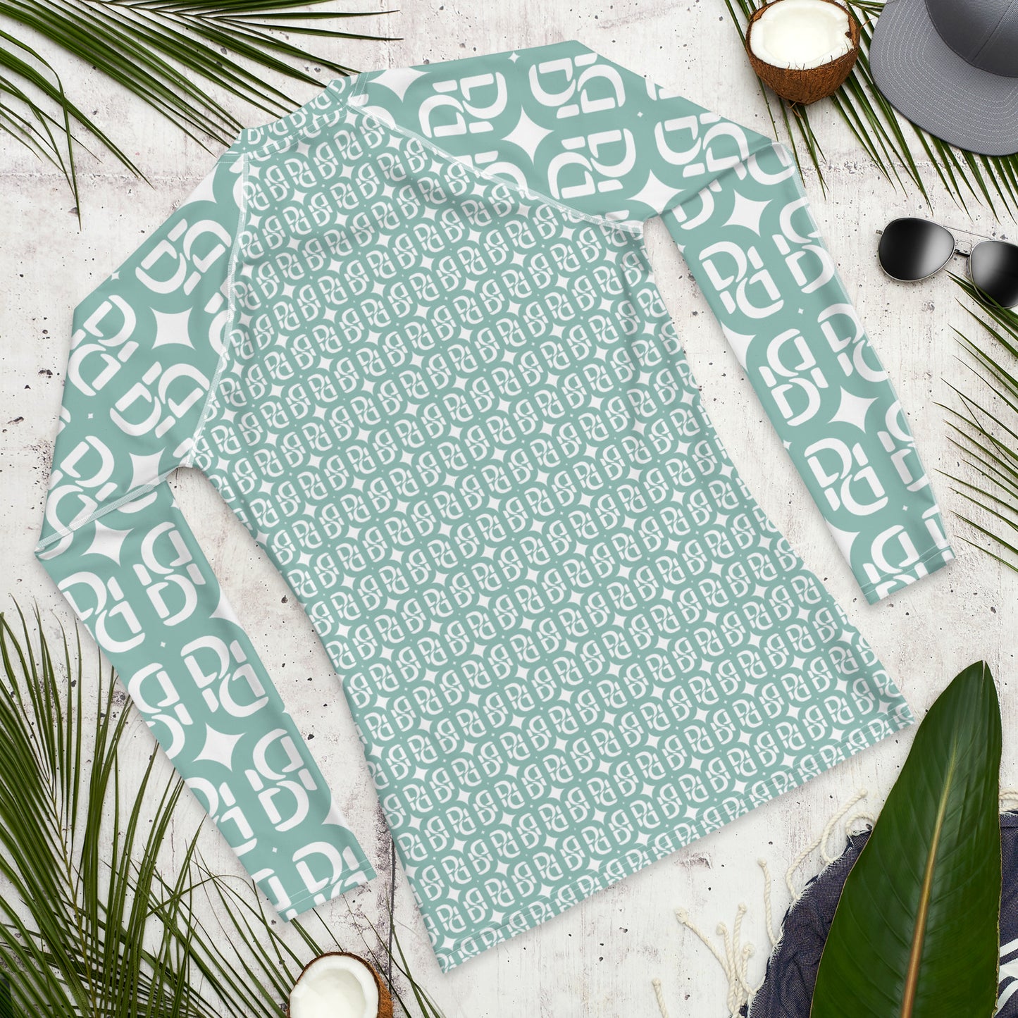 Phallacy Monogram Designer Men's Rash Guard