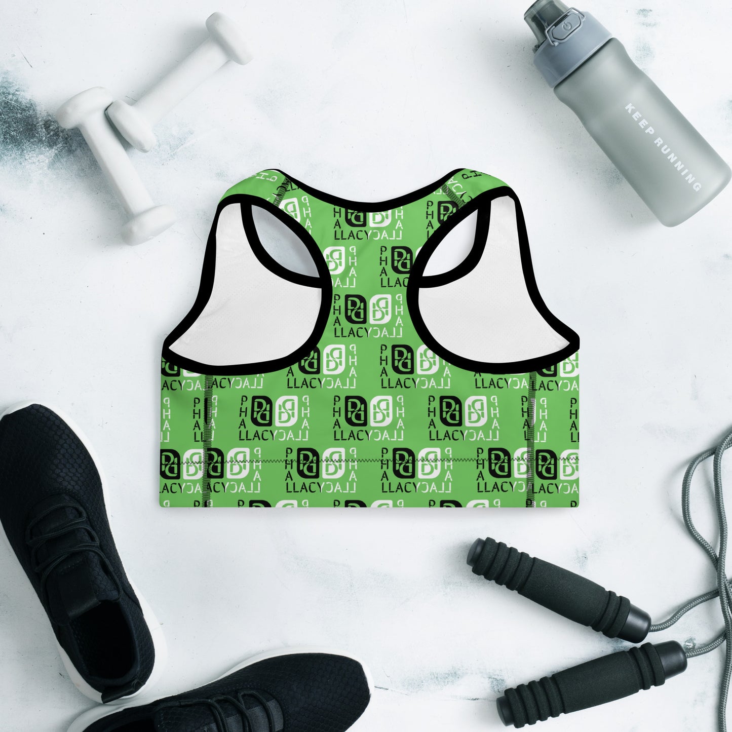 Phallacy Balance Designer Padded Sports Bra