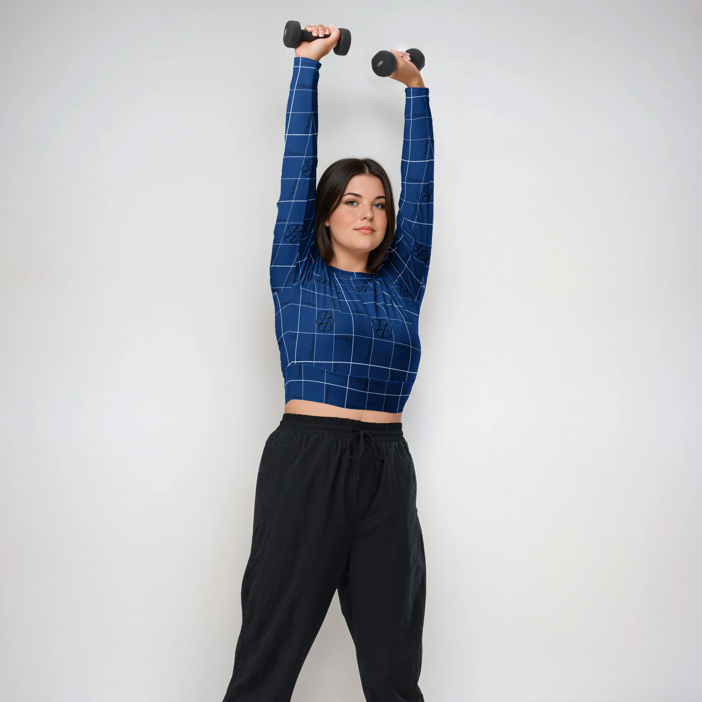 Phallacy Balance Designer Women's Long-sleeve Crop Top