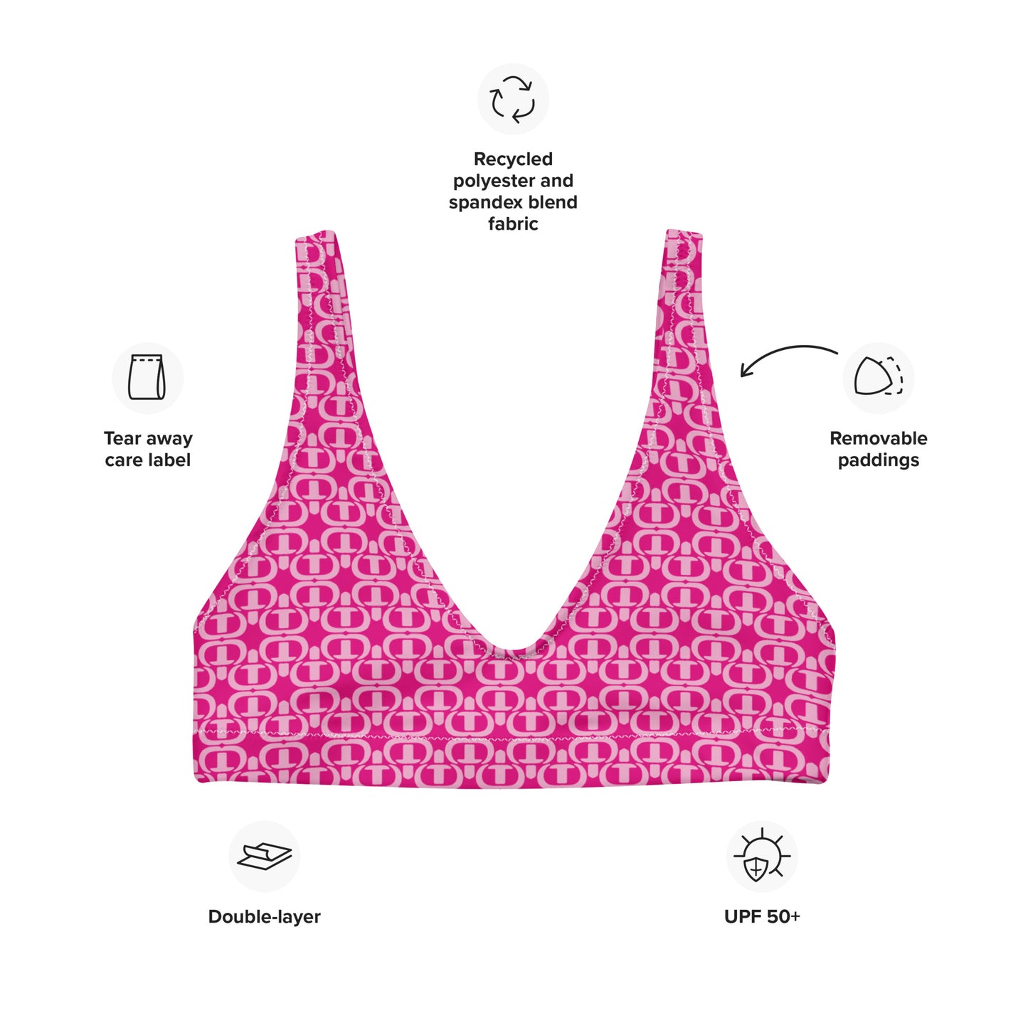 Phallacy Designer Padded Bikini Bra