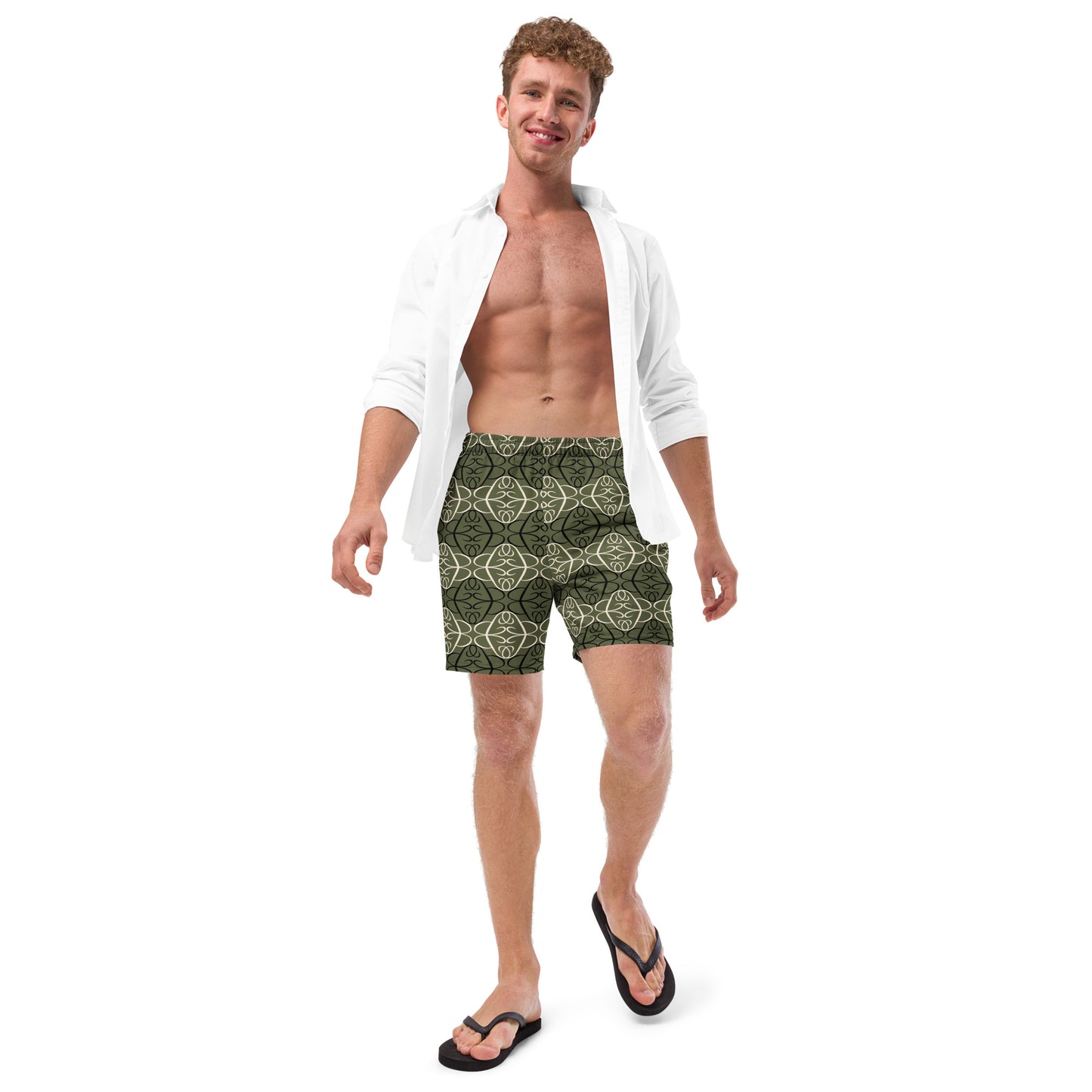 Phallacy Players Designer Swim Trunks