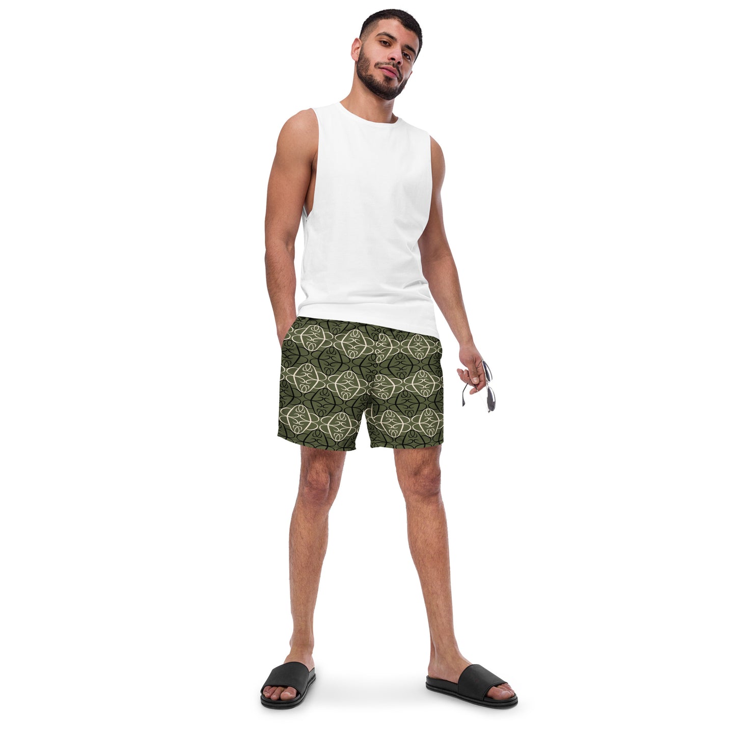 Phallacy Players Designer Swim Trunks