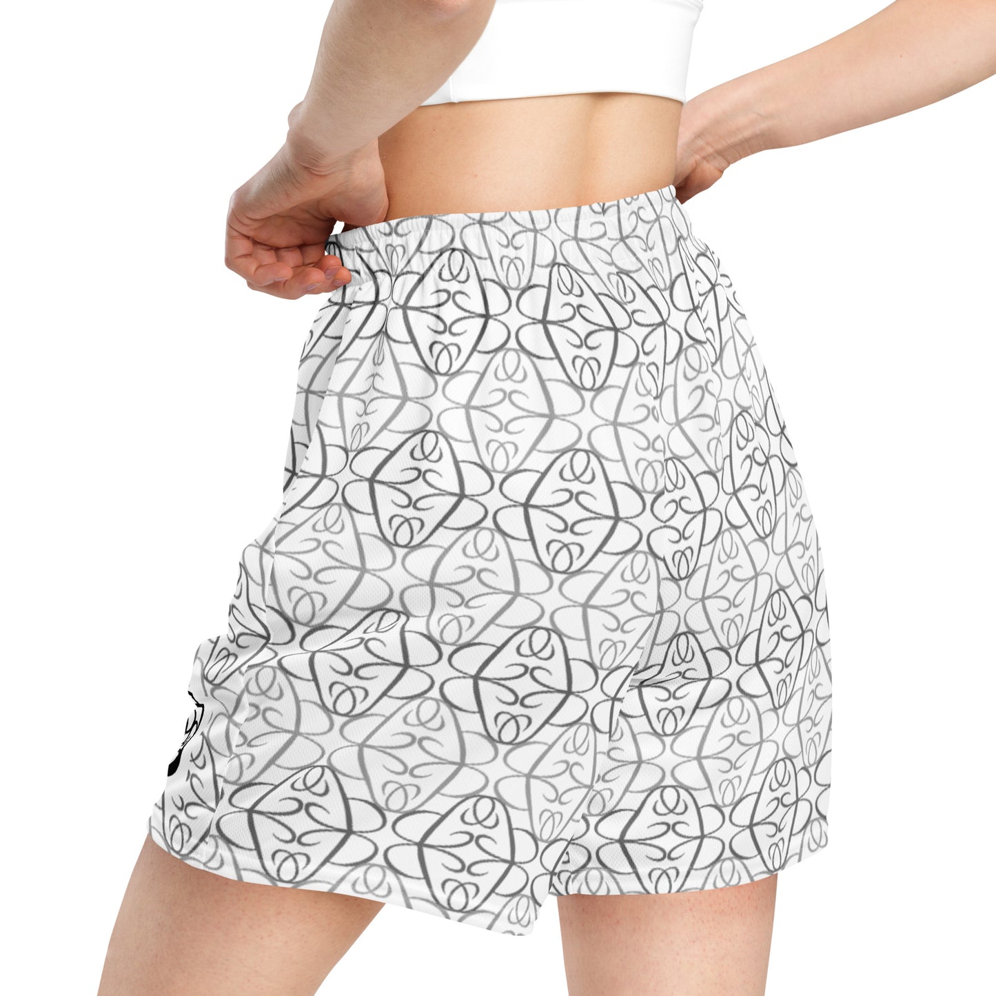 Phallacy Players Designer Unisex Mesh Shorts