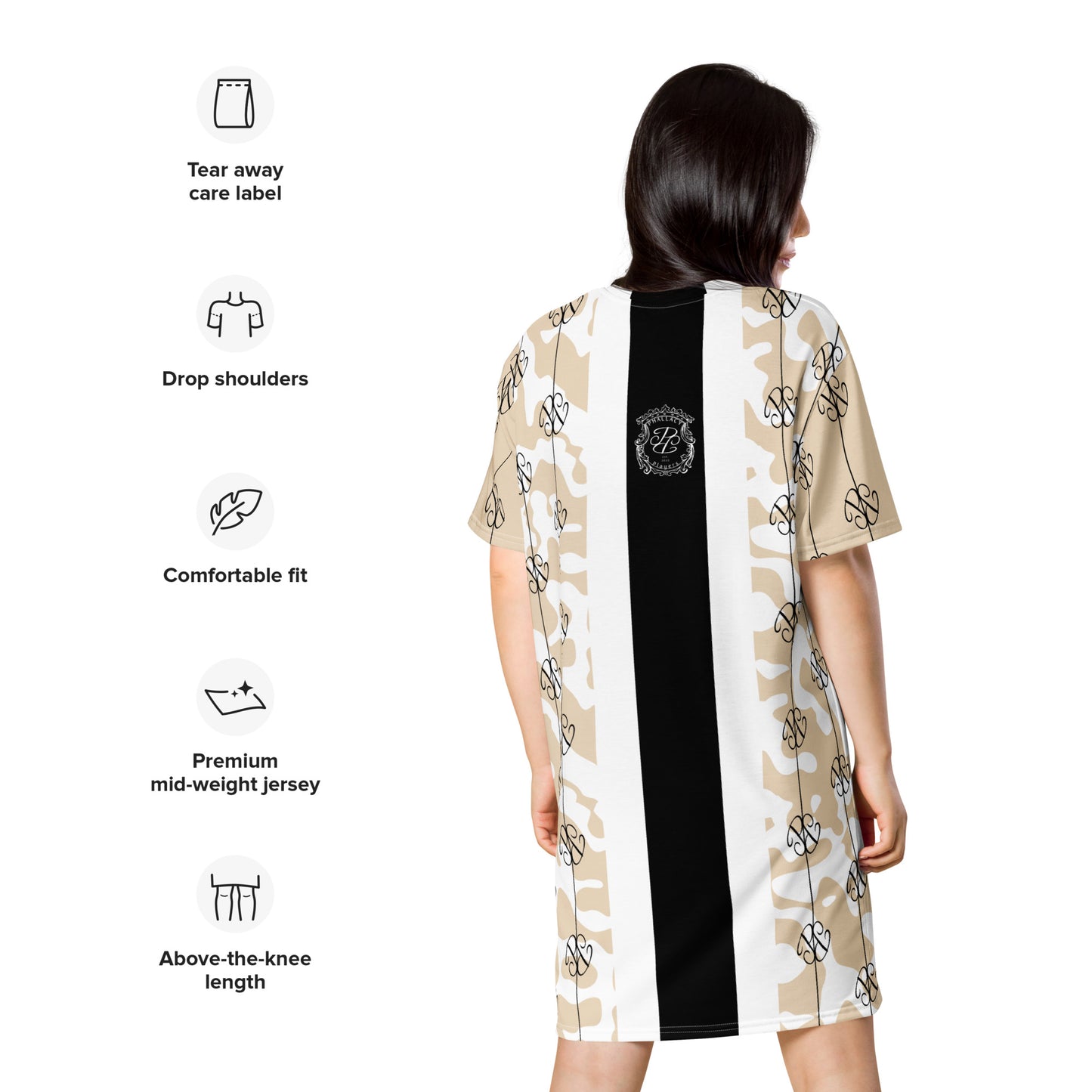 Phallacy Players Camo Designer T-shirt Dress