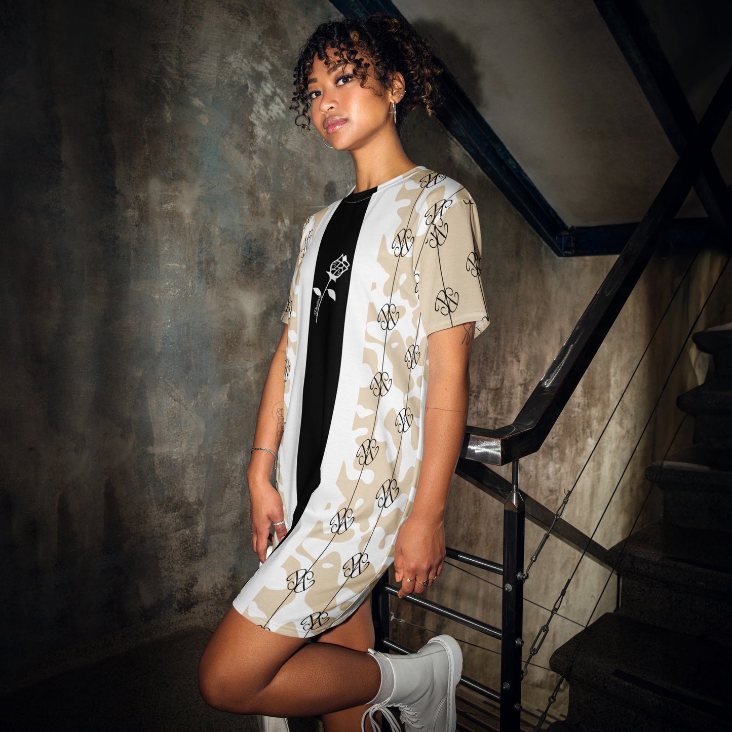 Phallacy Players Camo Designer T-shirt Dress