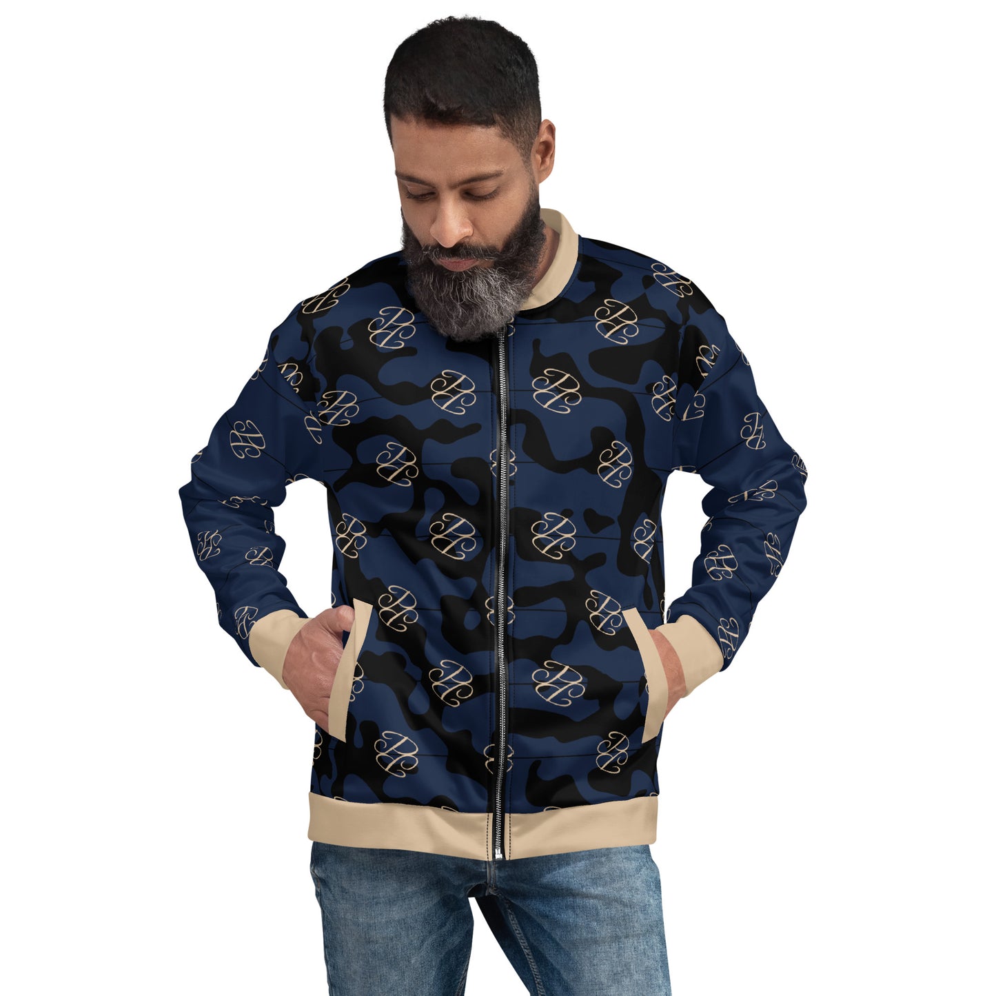 Phallacy Camo Designer Unisex Bomber Jacket