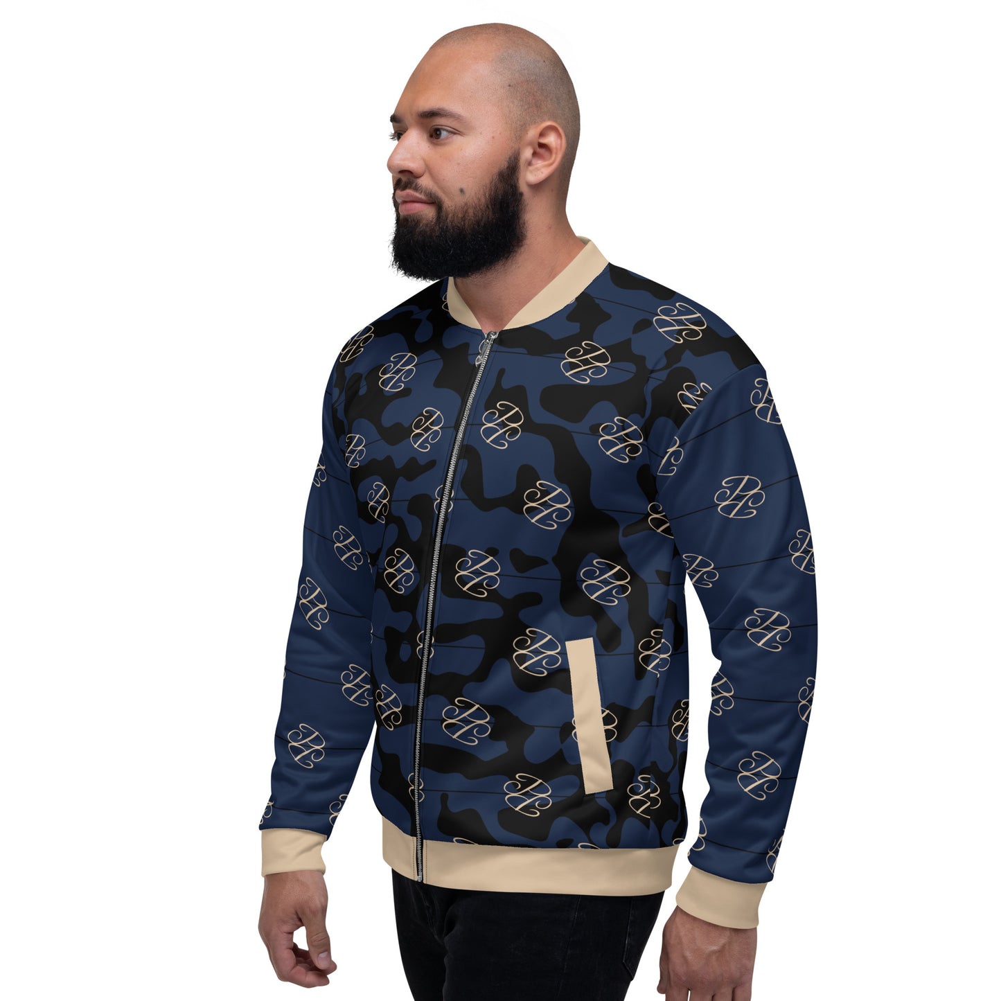 Phallacy Camo Designer Unisex Bomber Jacket