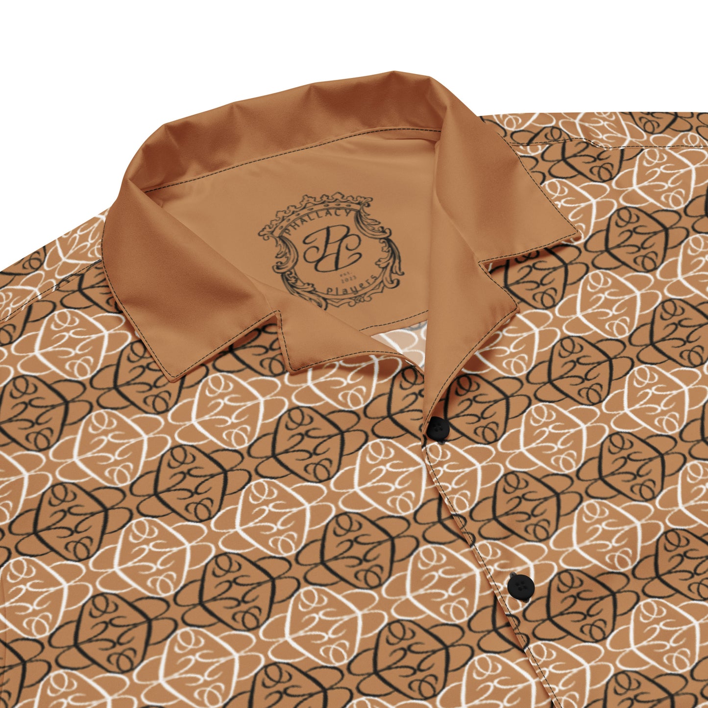 Phallacy Players Designer Unisex Button Up Shirt