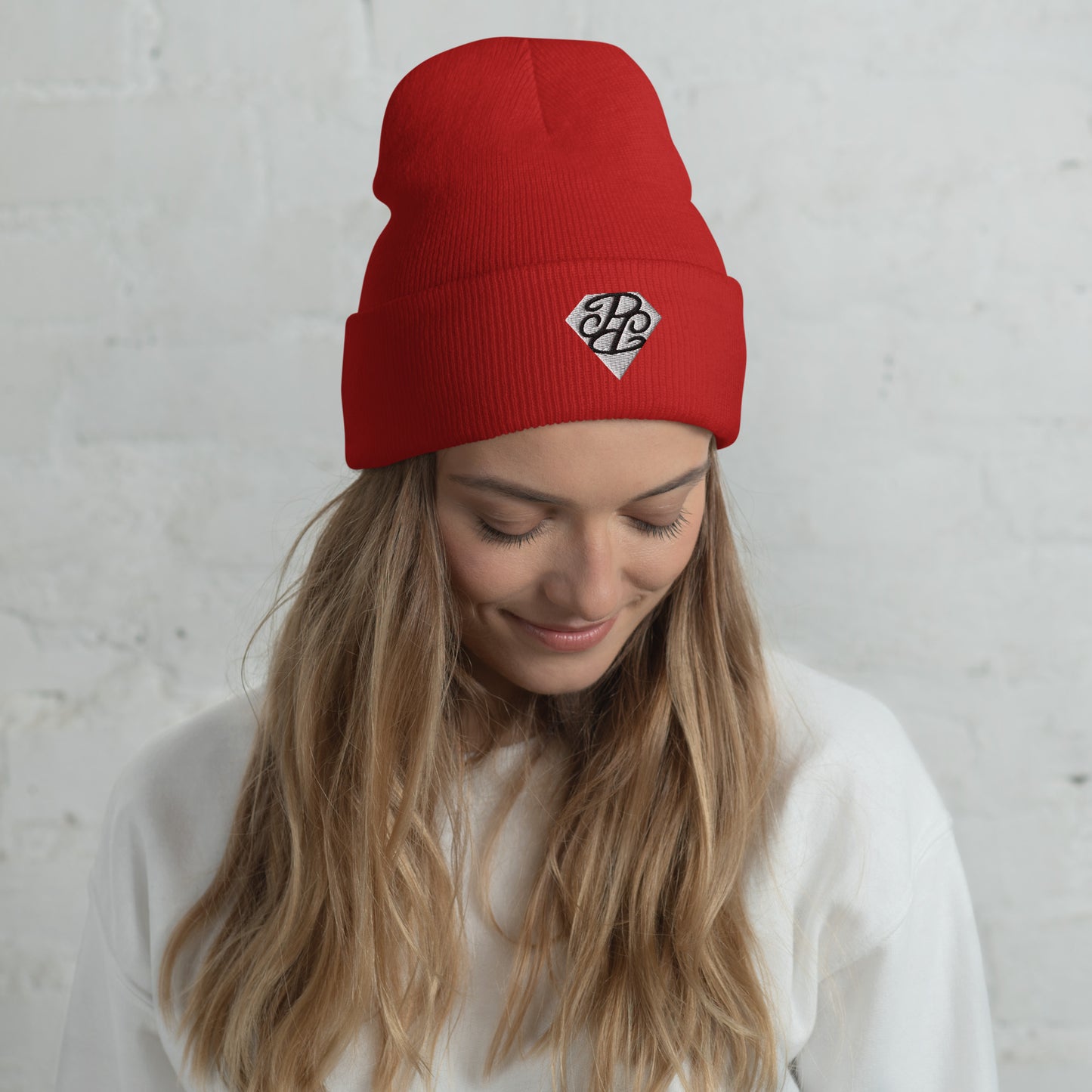 Phallacy Diamond Cuffed Beanie (Embroidery)