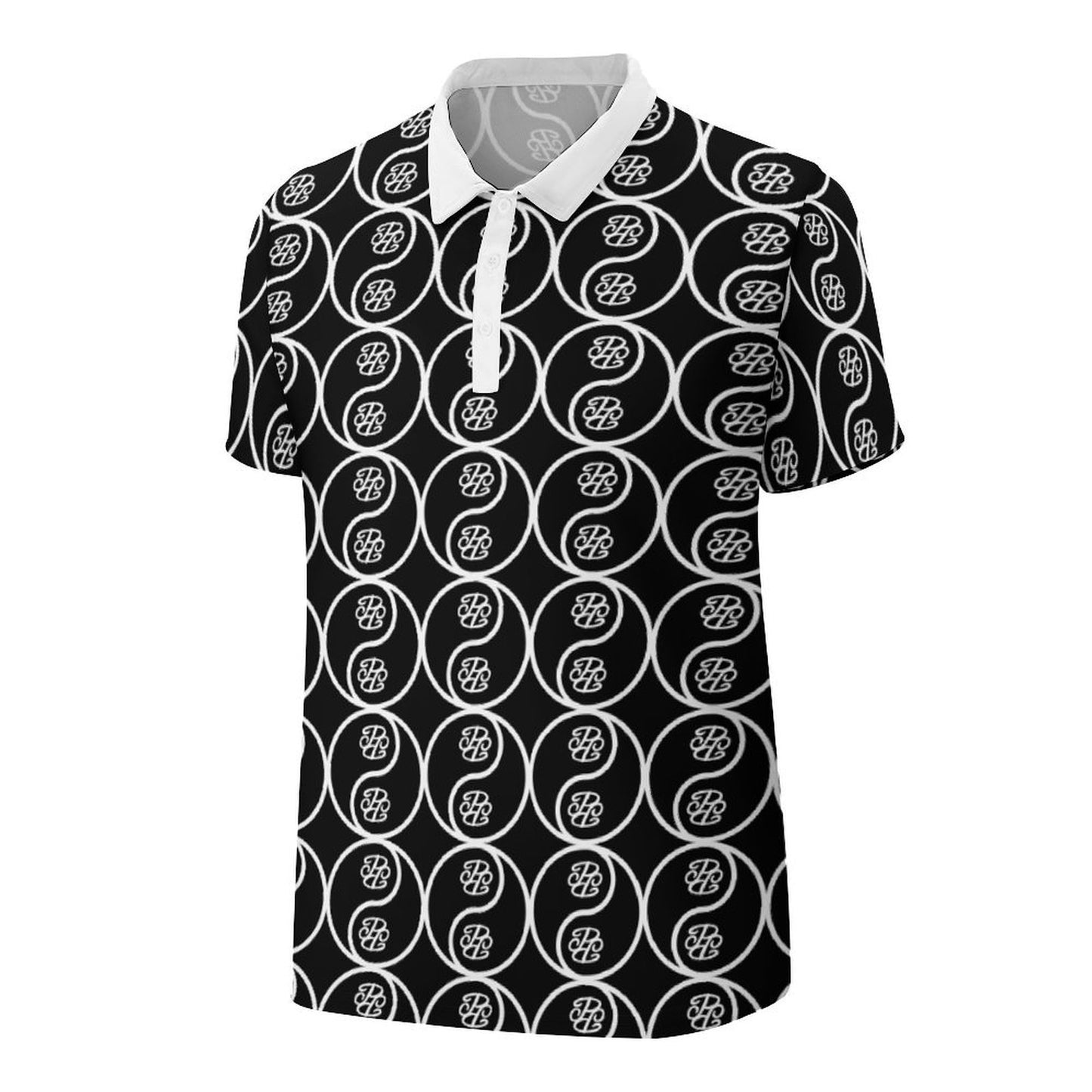 Phallacy Yin-Yang Designer Polo Shirt