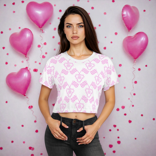 Phallacy Flag Designer Women's Cropped Tee