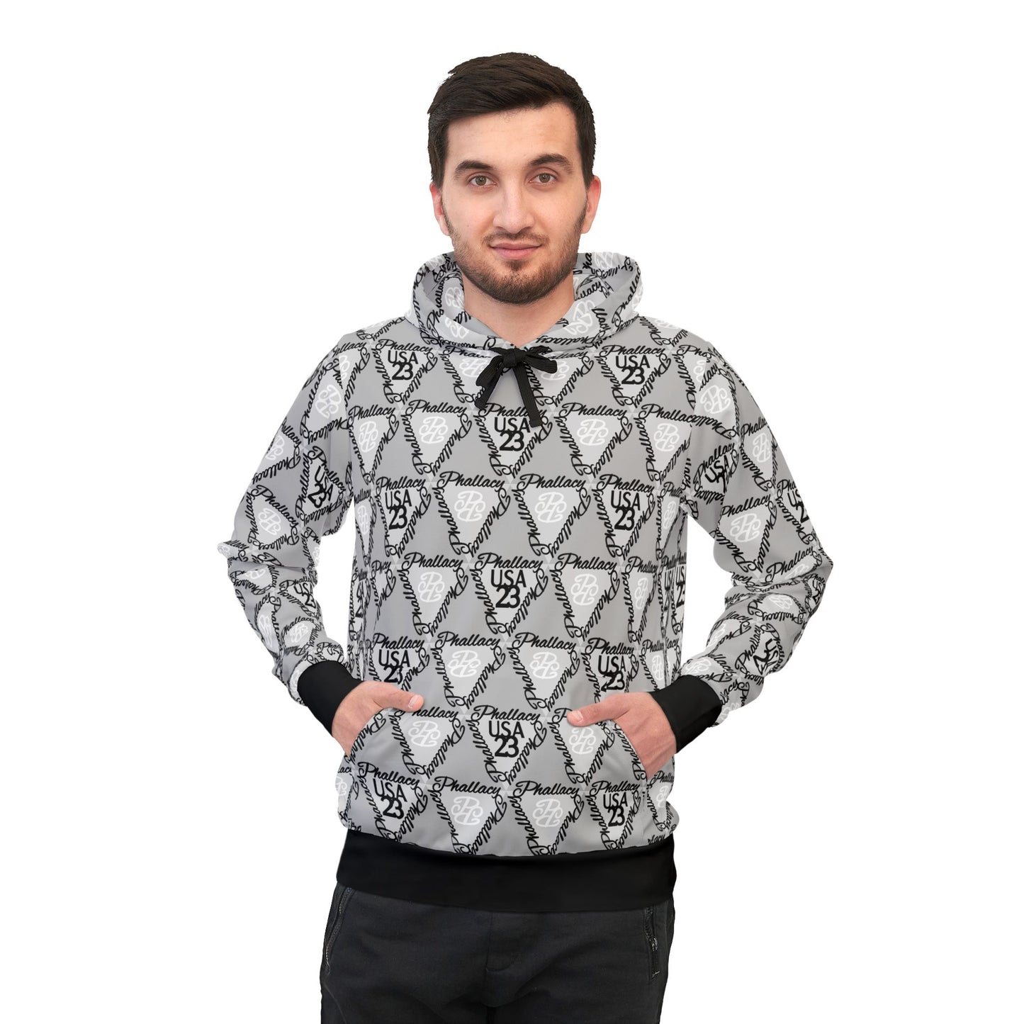 Luxury streetwear hoodie featuring a unique all over print design with a stylish and comfortable fit