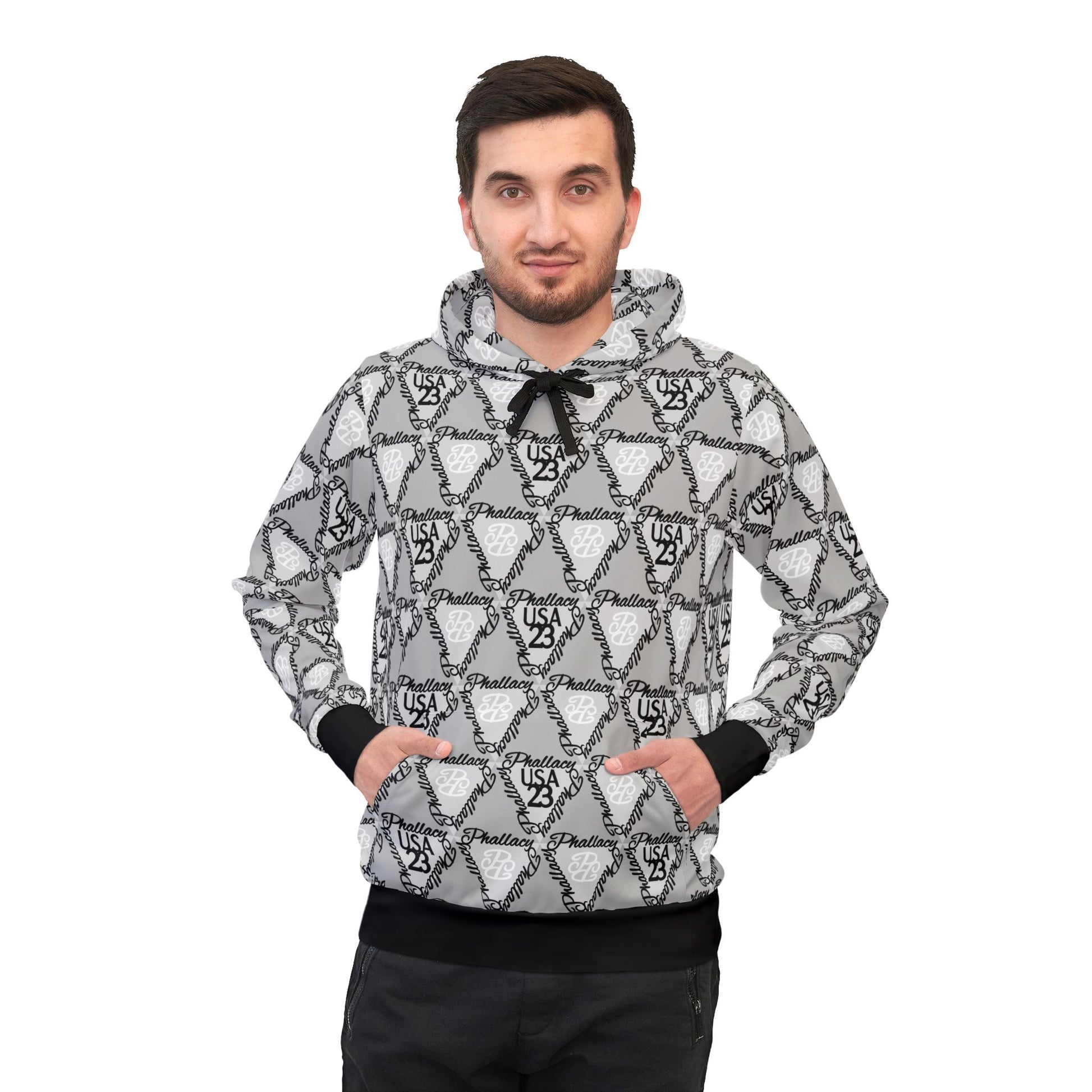 Luxury streetwear hoodie featuring a unique all over print design with a stylish and comfortable fit