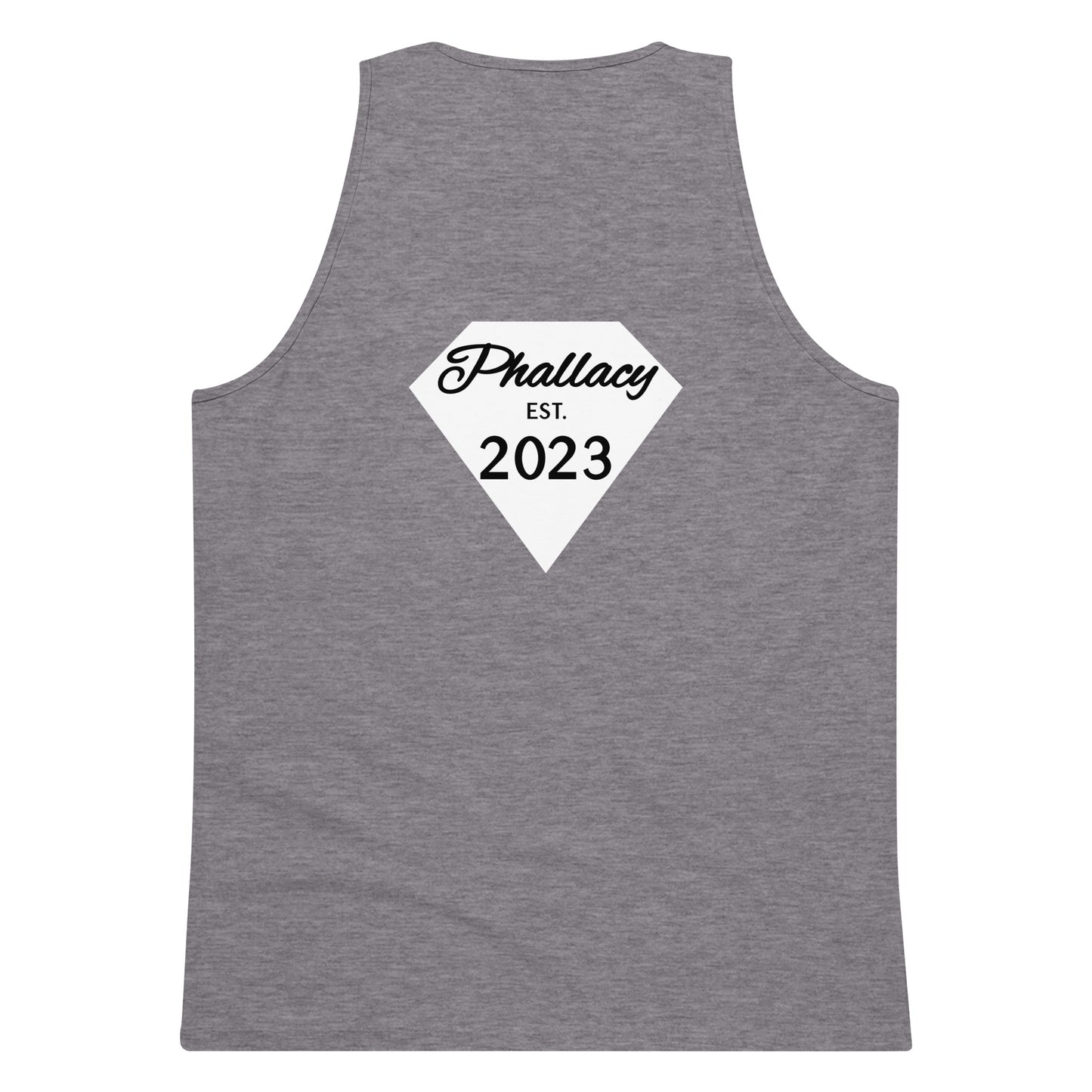 Phallacy Diamond Men’s Premium Tank Top (Embroidery)