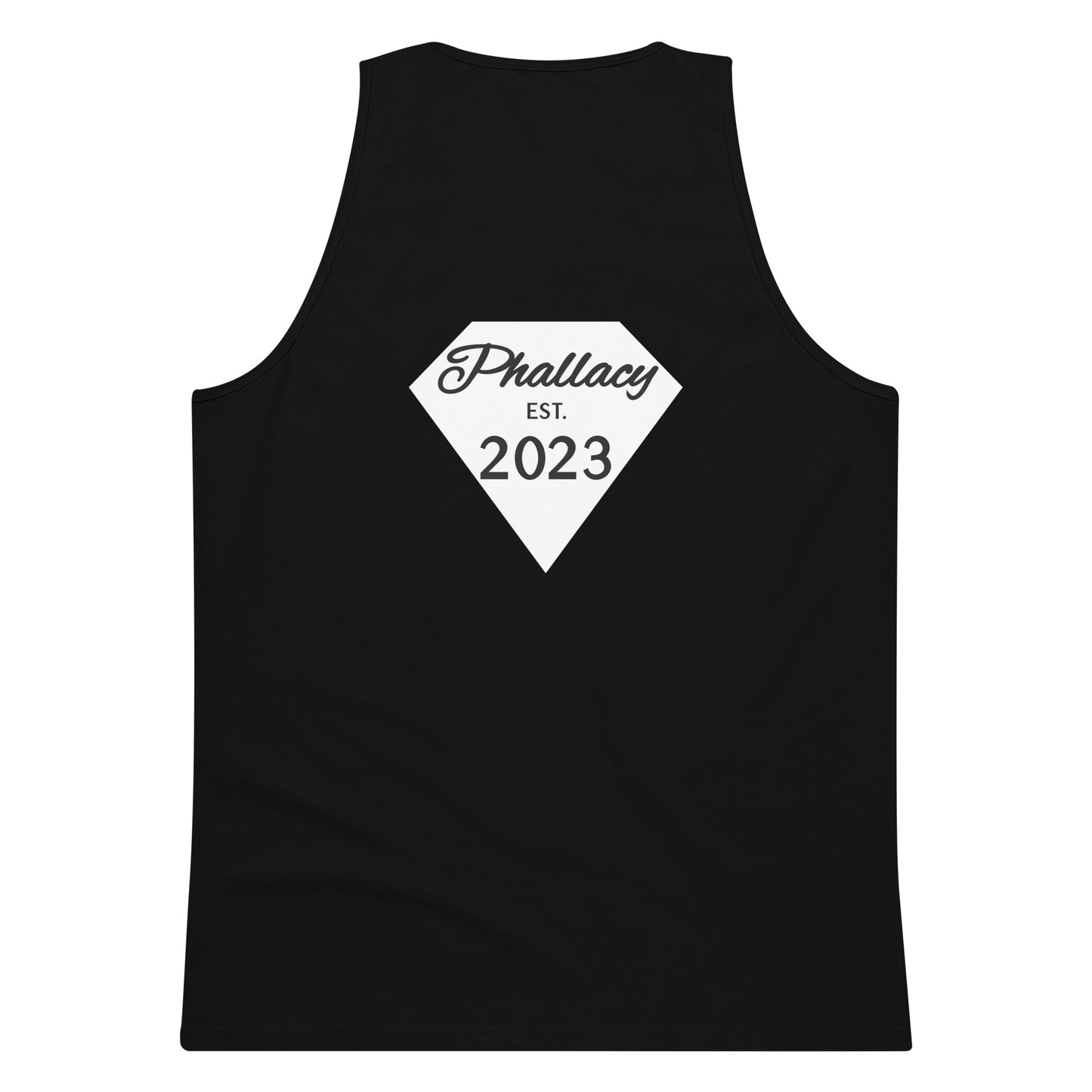 Phallacy Diamond Men’s Premium Tank Top (Embroidery)